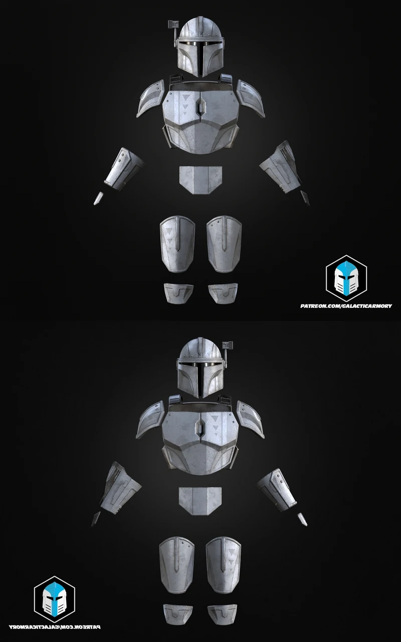 Mandalorian Armor & Helmet – Fortnite Edition STL Set for 3D Printing