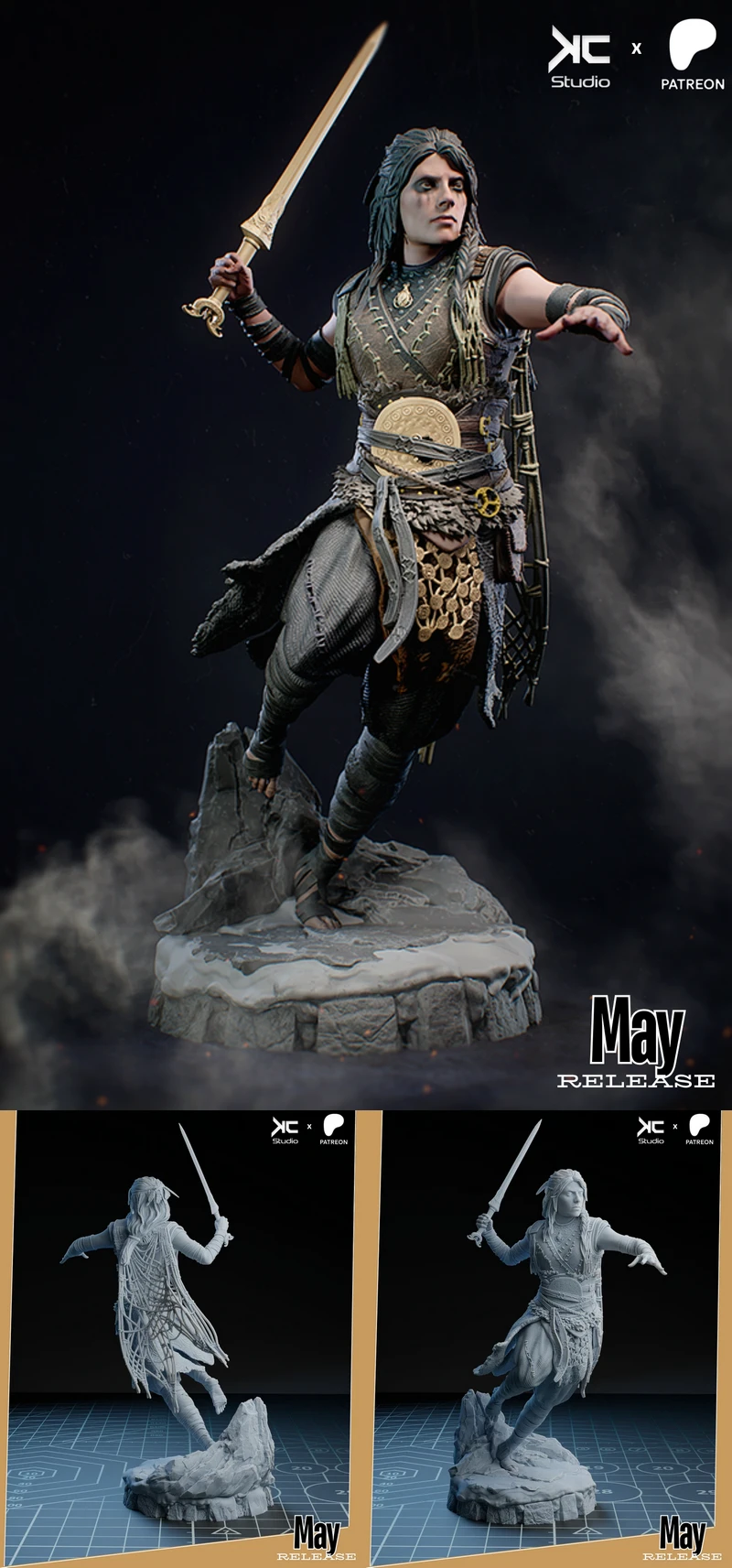 Printable Freya Figure | God of War Ragnarok STL File