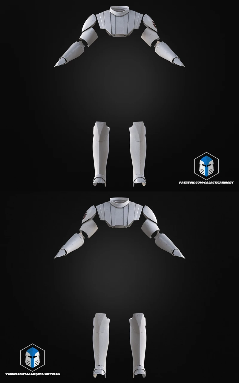 General Kenobi Armor – Star Wars Clone Wars STL Set for 3D Printing