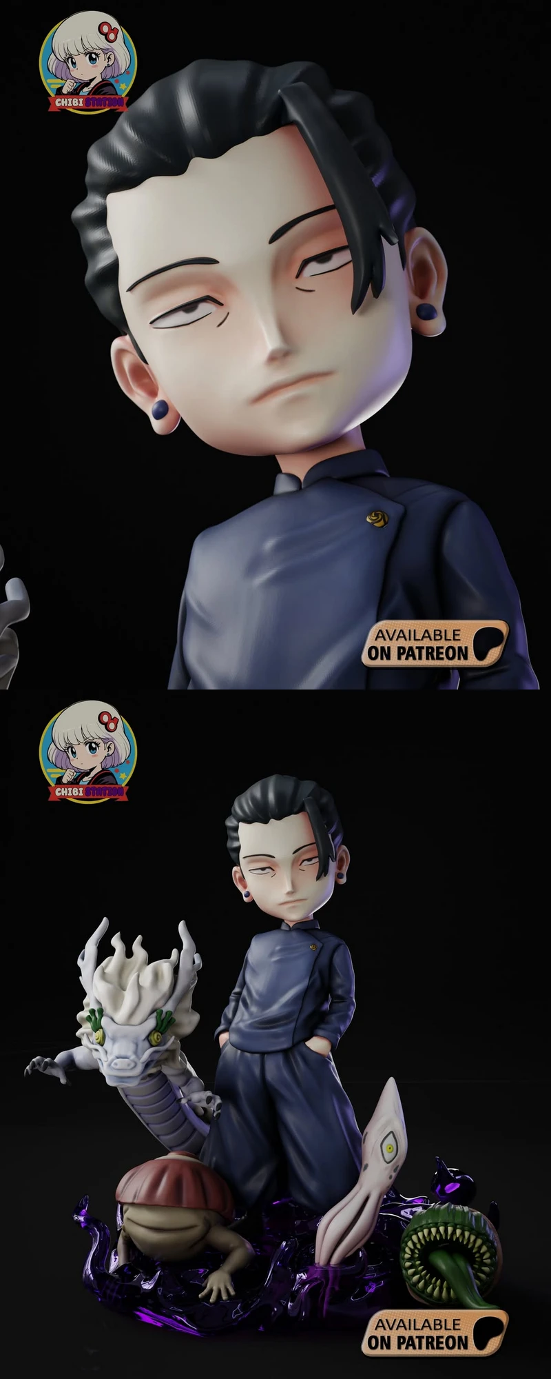 Geto Chibi – Jujutsu Kaisen STL Figure for 3D Printing