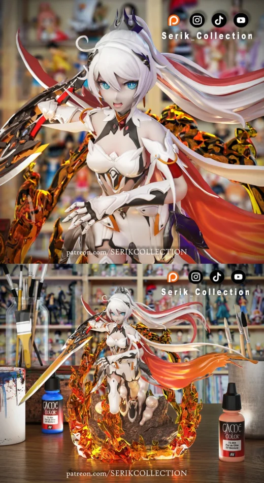 Herrscher of Flamescion – Honkai Impact 3rd STL Figure for 3D Printing