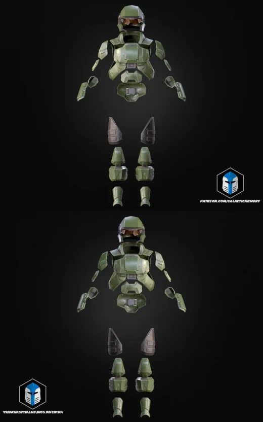 3D Printable Halo 3 Marine Armor STL File for Cosplay