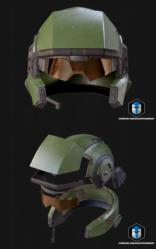 3D Printable Halo 3 Marine Helmet STL File for Cosplay and Collectibles