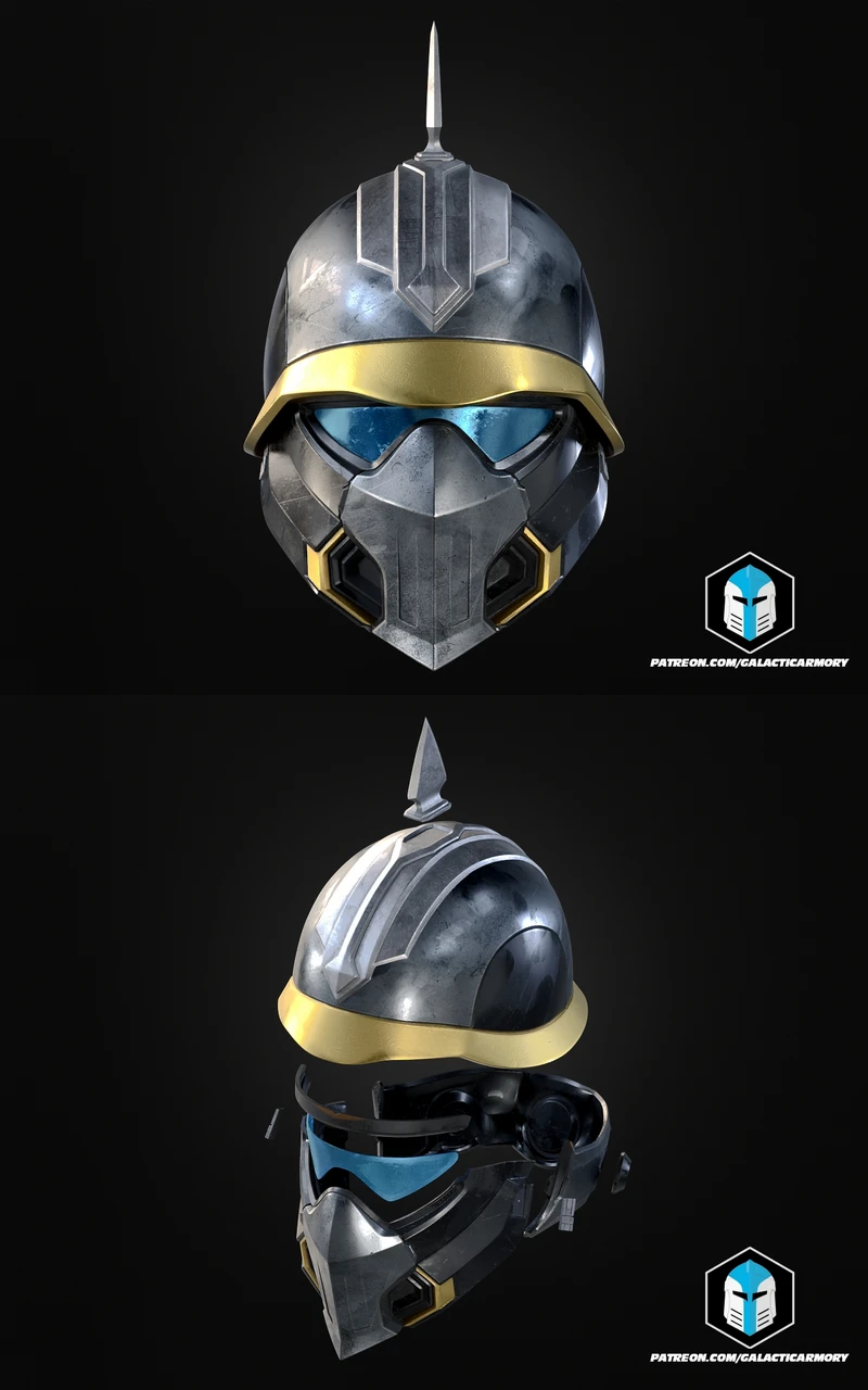 3D Printable Helldivers 2 RE-2310 Honorary Guard Helmet STL File