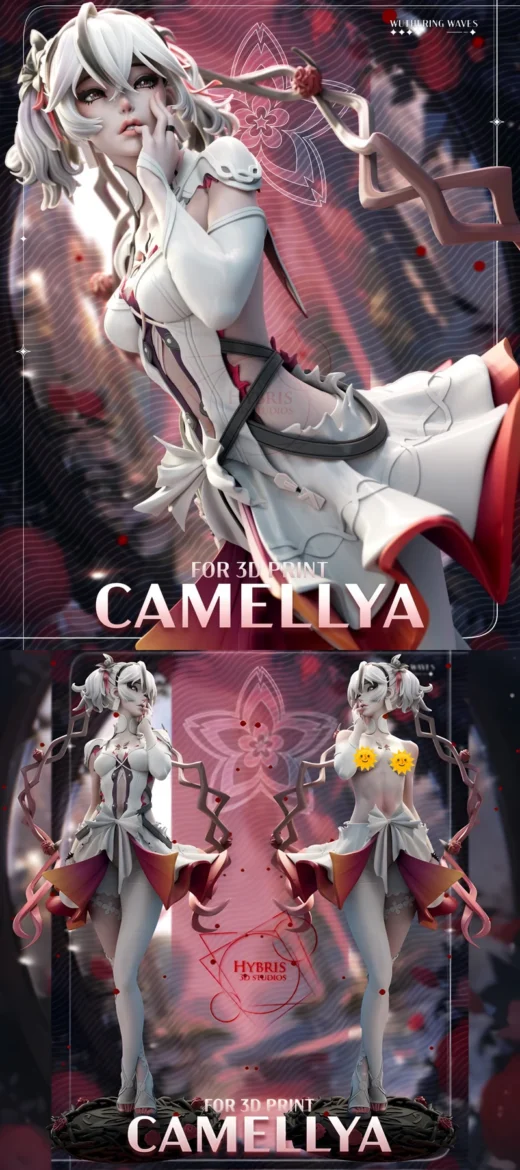 Camellya – Wuthering Waves STL Figure for 3D Printing