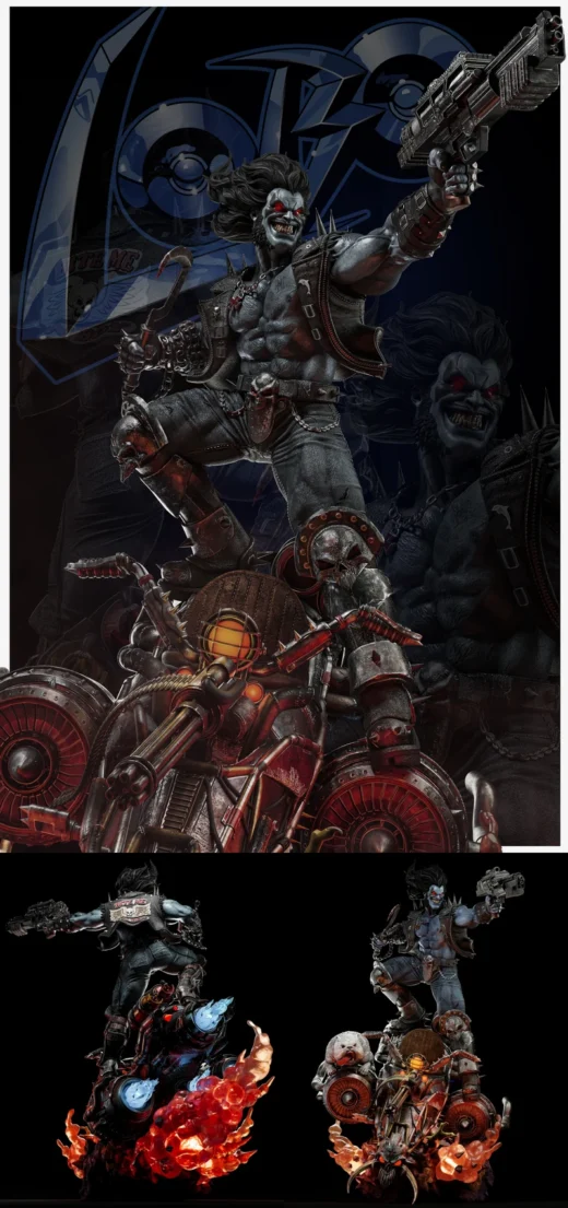 Lobo – DC Comics STL Figure for 3D Printing