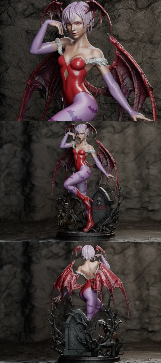 Lilith – Dark Fantasy STL Figure for 3D Printing