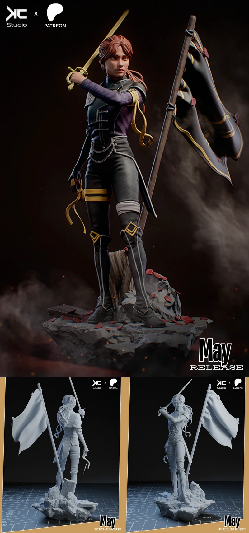 Printable Maelle Figure | Clair Obscur Expedition 33 STL File