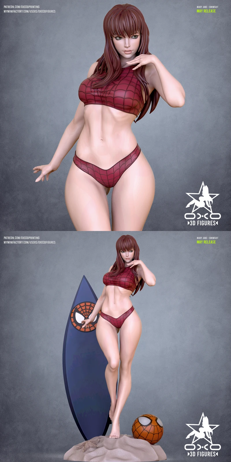 Mary Jane Swimsuit Tabletop Miniature Figure