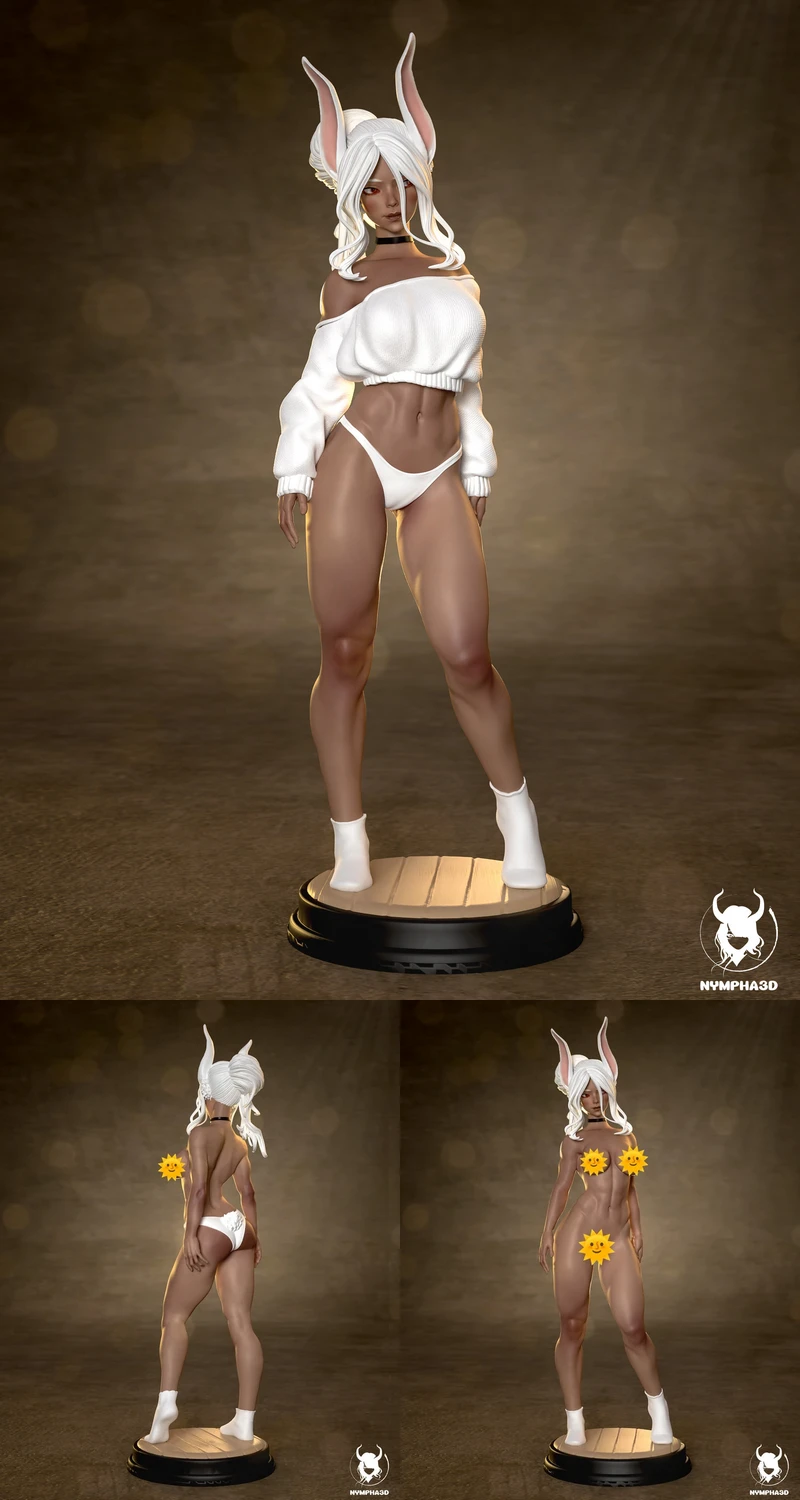 Mirko – My Hero Academia STL Figure for 3D Printing