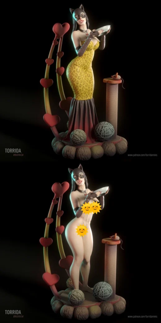 Miyu – Anime-Style STL Figure for 3D Printing