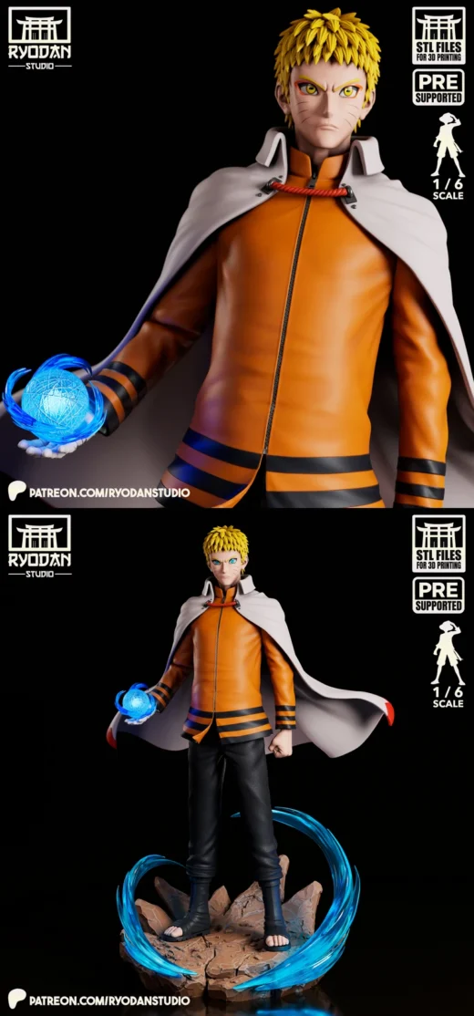 Hokage Naruto – STL Figure for 3D Printing