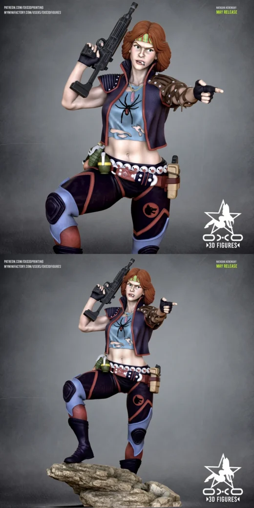 Natasha Kerensky Battle Tech Tabletop Miniature