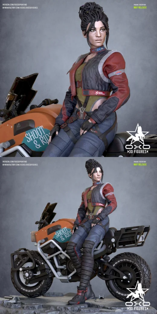 Panam Cyberpunk Tabletop Miniature Figure