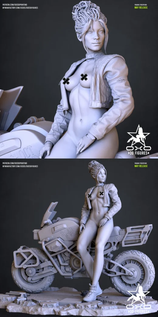 Panam Cyberpunk Tabletop Miniature Figure extra