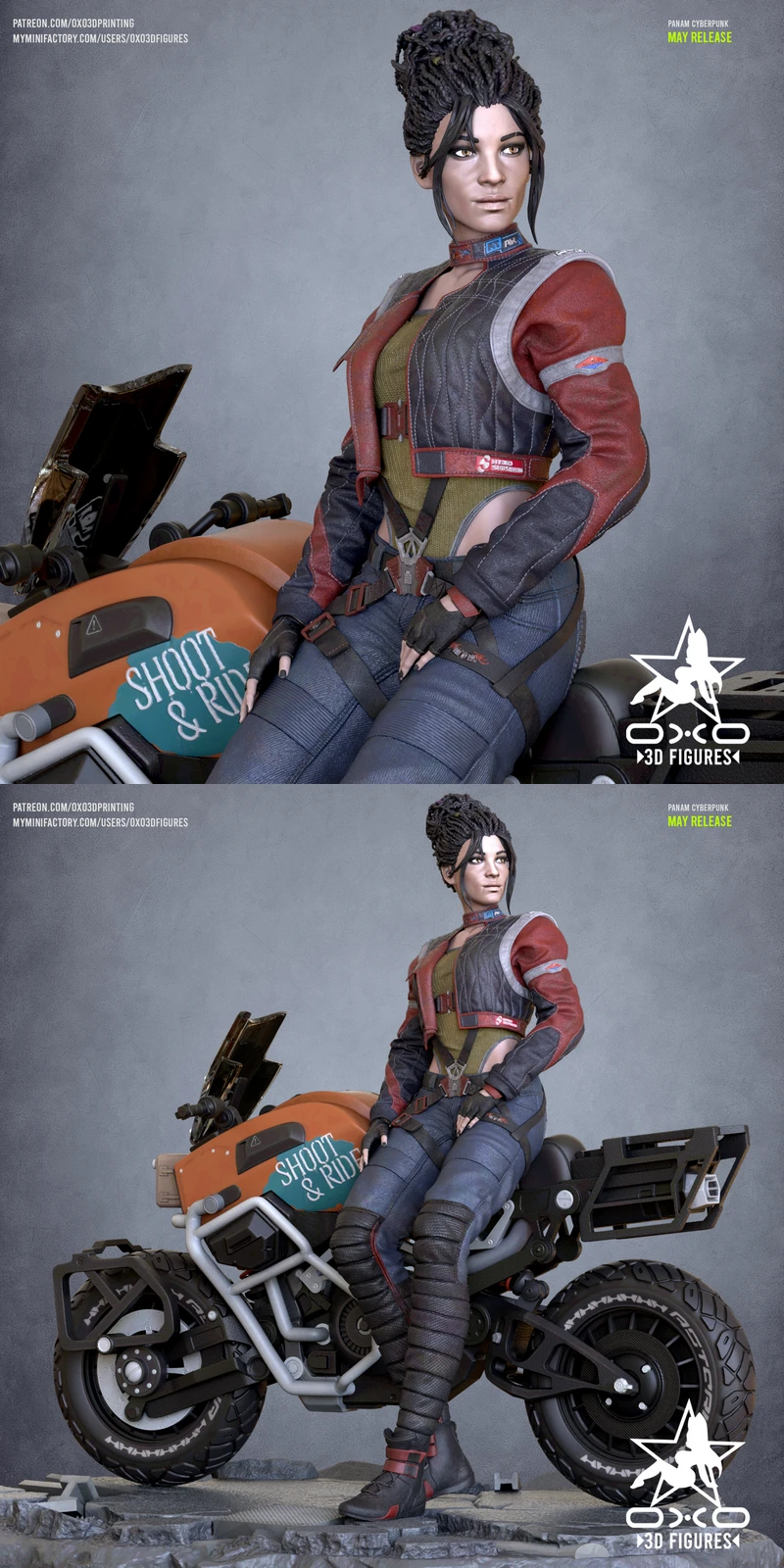 Panam Cyberpunk Tabletop Miniature Figure