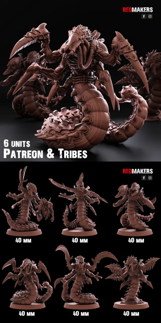 Kill Squad – Swarnids STL Miniature Set for 3D Printing