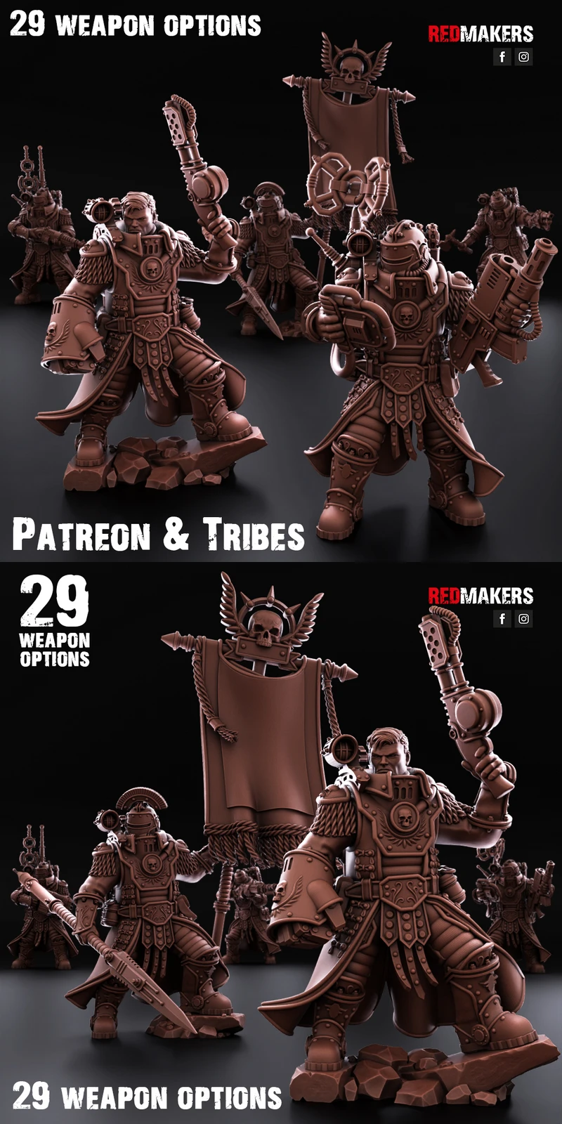 Solar Guard – Tactical Command Squad STL Miniatures for 3D Printing