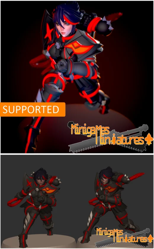 Ryuko nun anime figurine