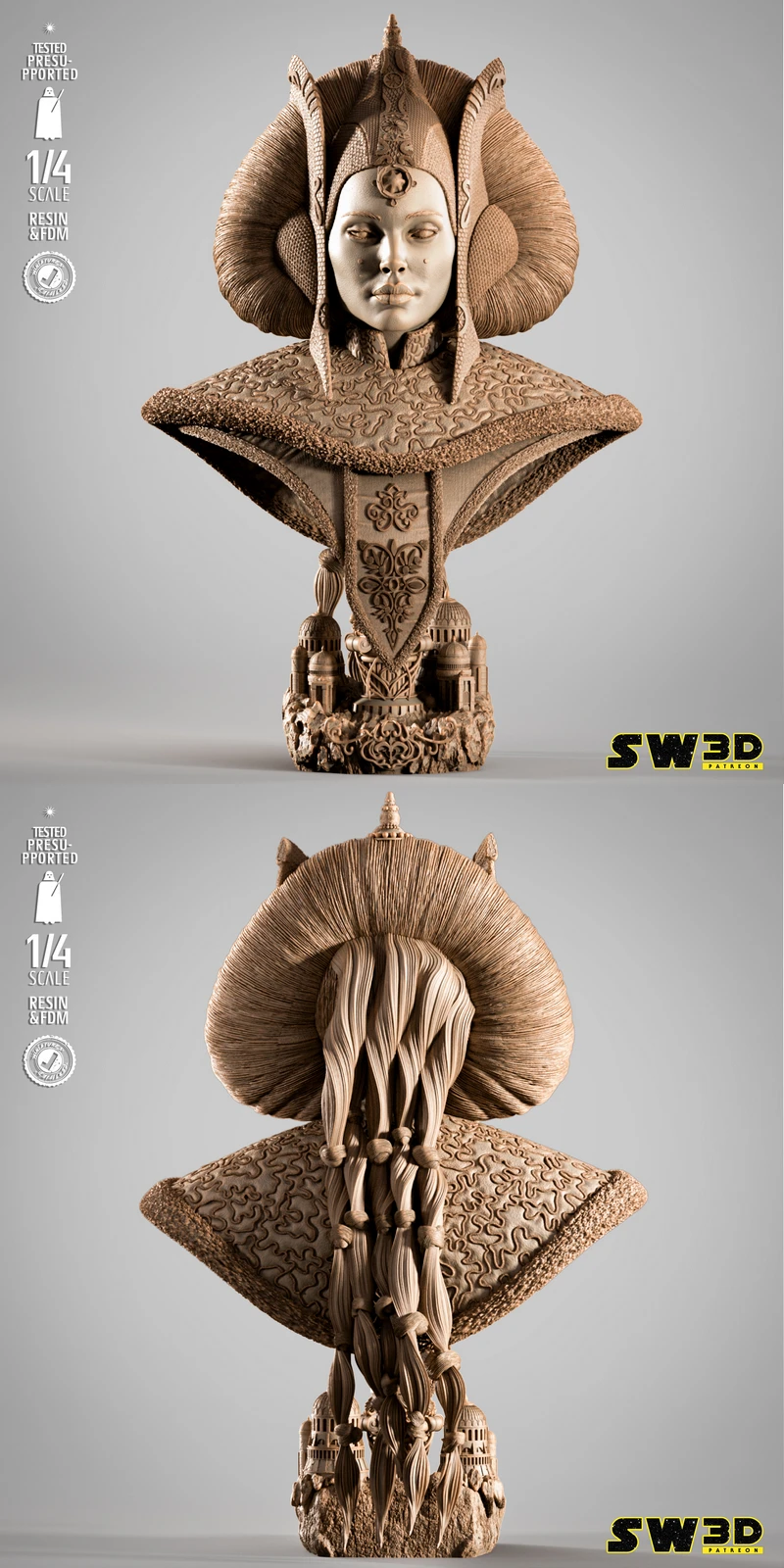 Princess Padme Portrait Bust