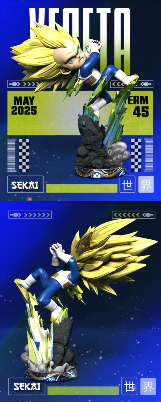 Vegeta SSJ3 Daima Statue
