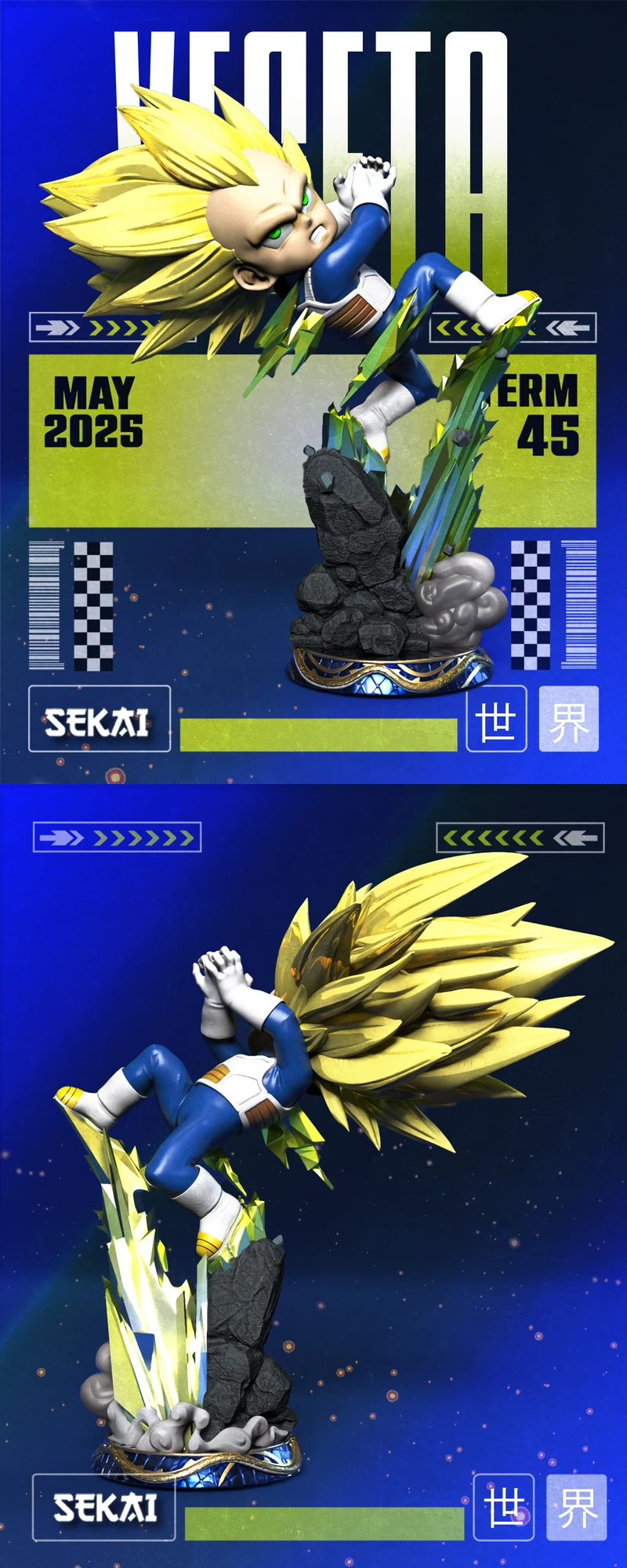 Vegeta SSJ3 Daima Statue