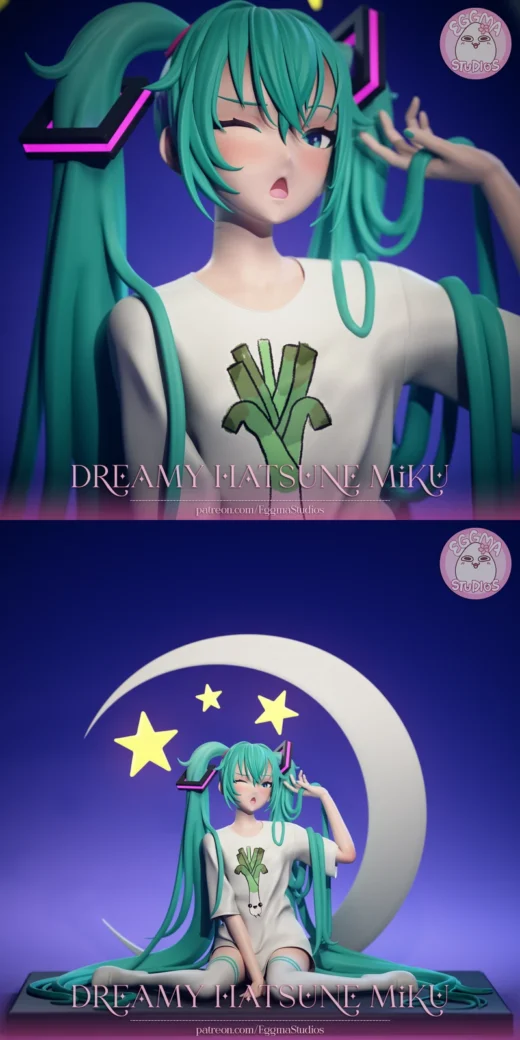 Sleepy Hatsune Miku – Vocaloid