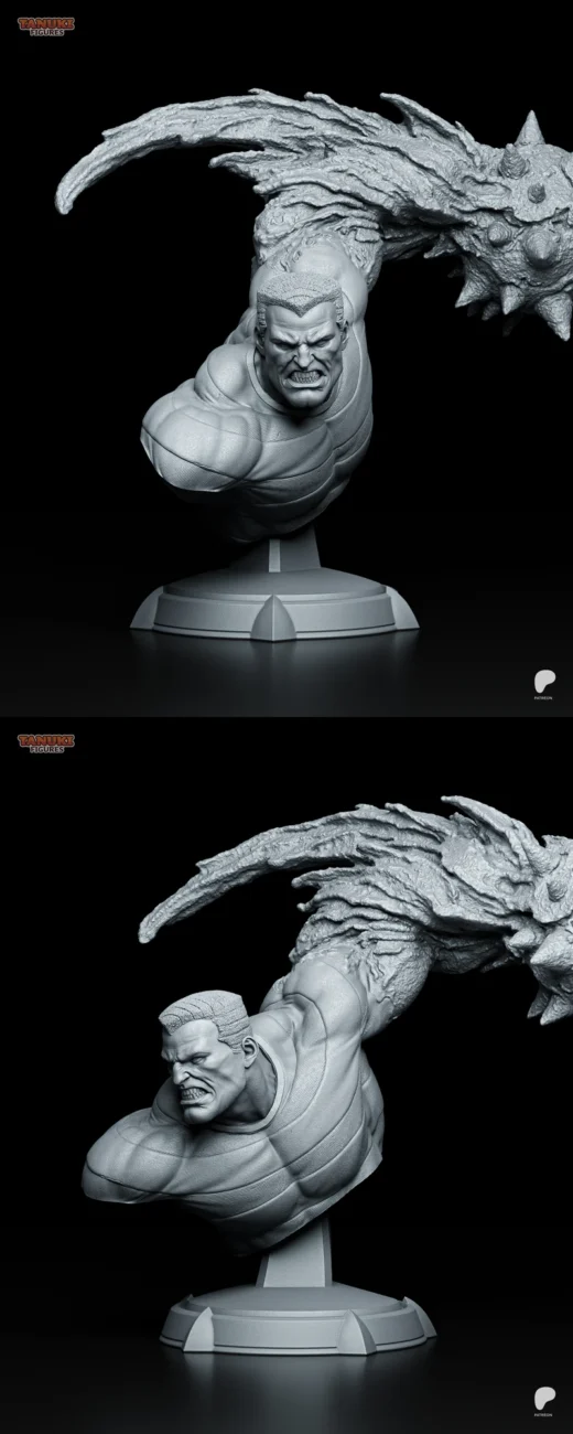 Sandman Bust – Marvel Villain STL Model for 3D Printing
