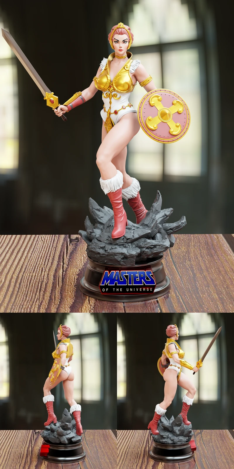 Teela Warrior Figure – Masters of the Universe Inspired STL