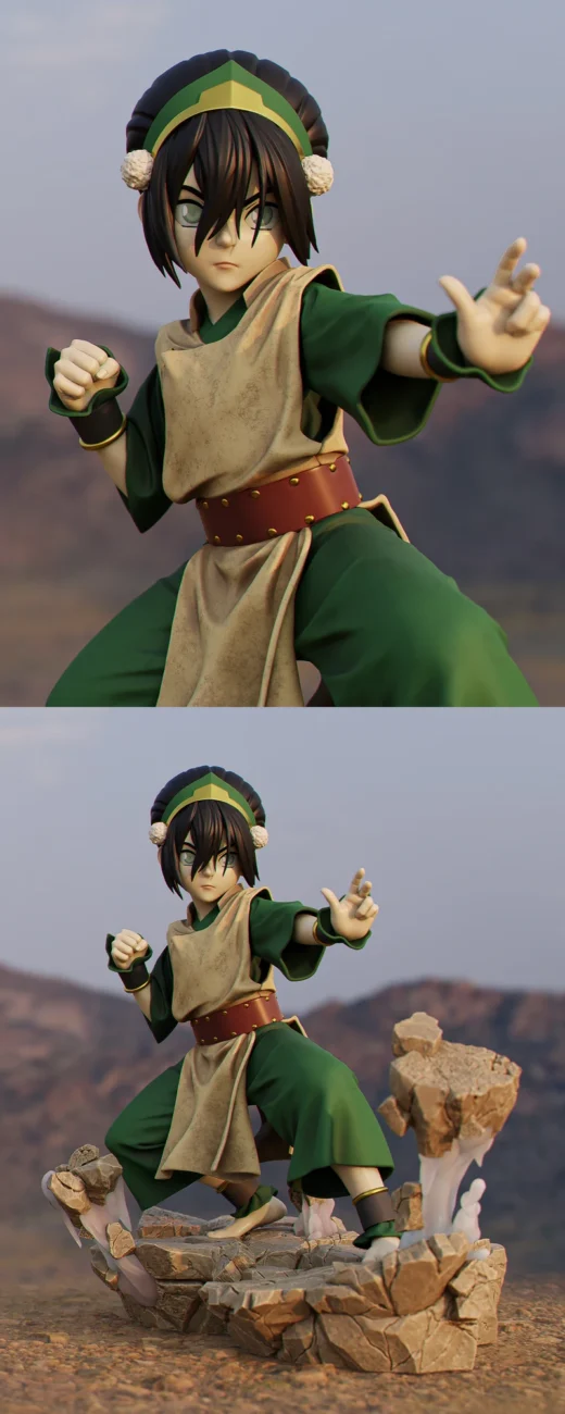 Toph Beifong – Avatar STL Figure for 3D Printing