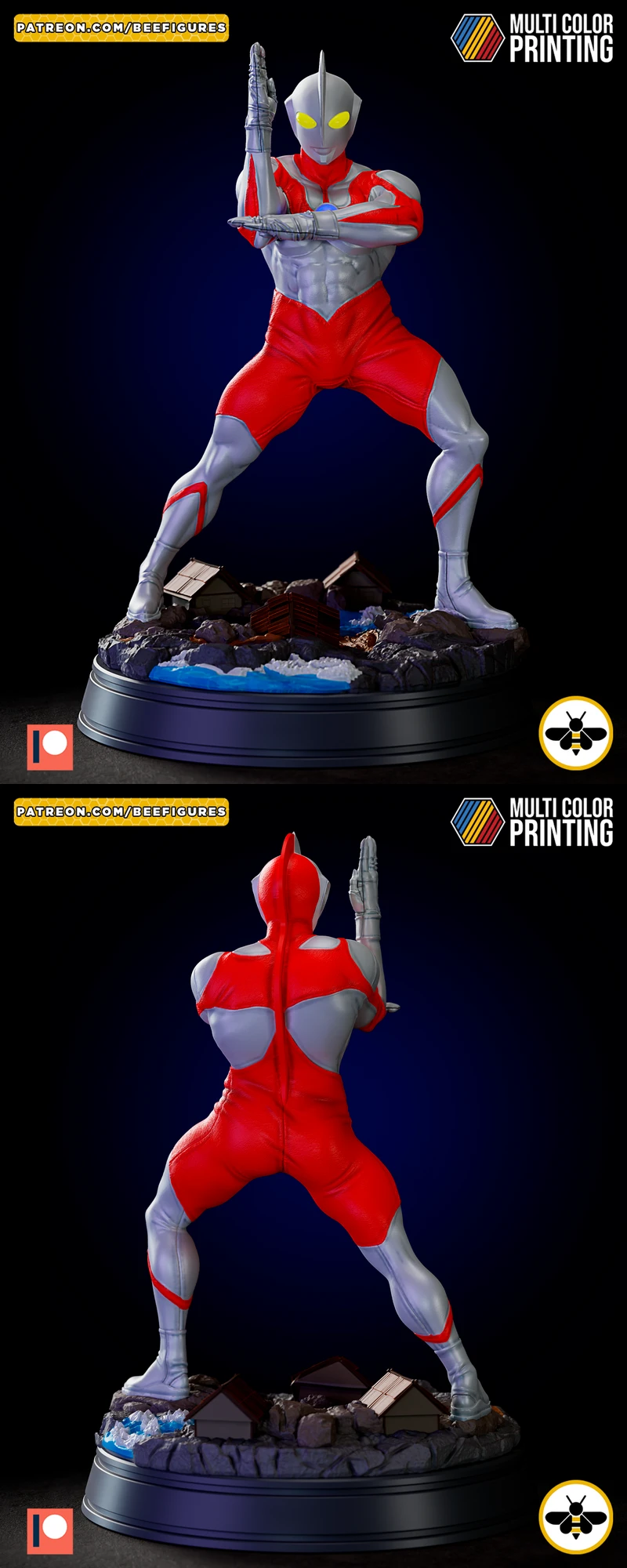 Ultraman – Tokusatsu Hero STL Figure for 3D Printing