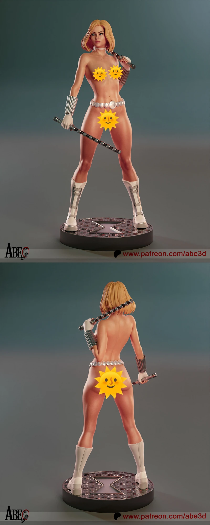 White Widow – Yelena Belova STL Figure (Extra Edition) for 3D Printing