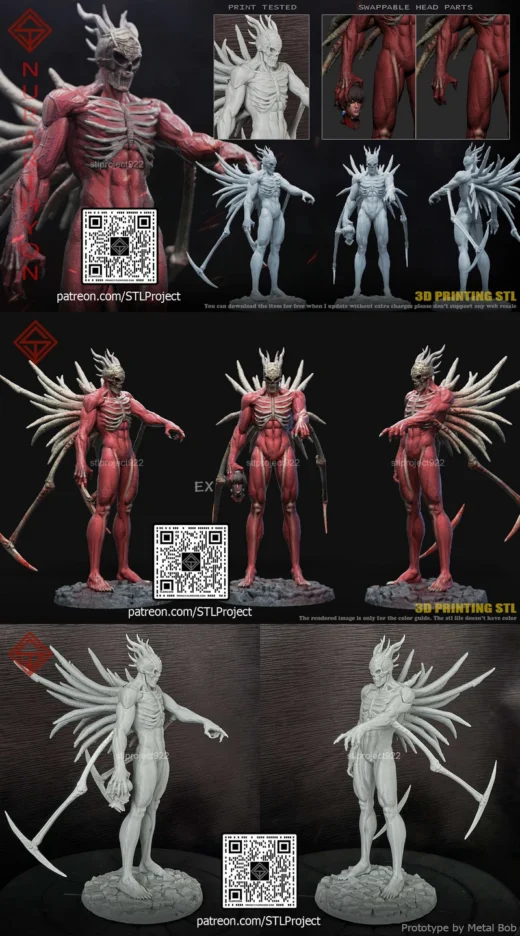 Nurarihyon – Gantz-Inspired STL Figure for 3D Printing