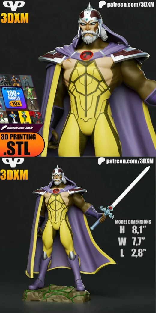 Jaga – ThunderCats STL Figure for 3D Printing