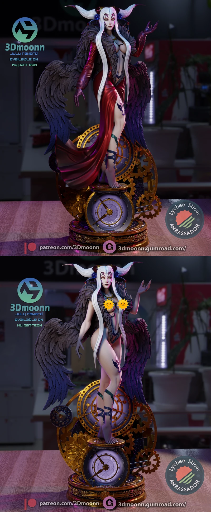 Ultimecia – Final Fantasy STL Figure for 3D Printing