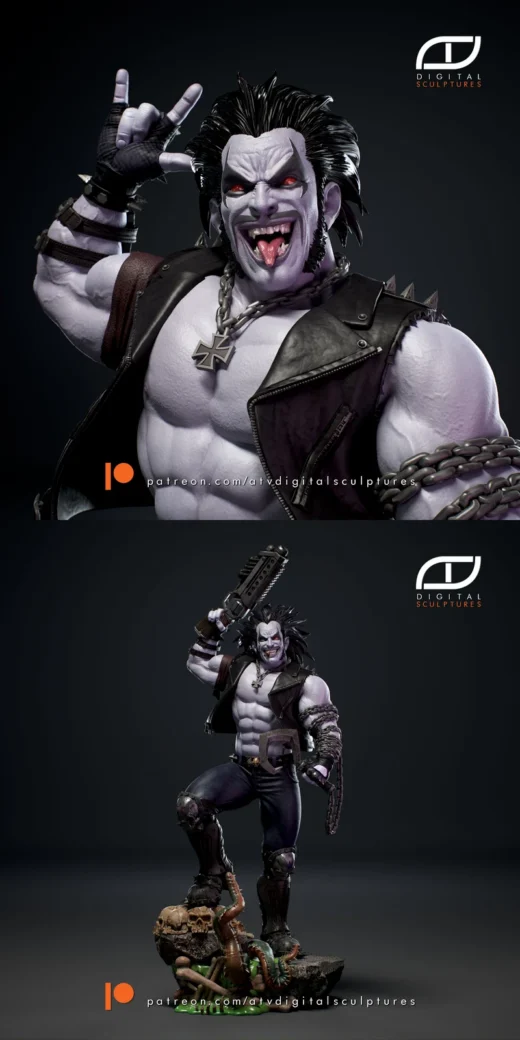 Lobo – DC Comics STL Figure for 3D Printing