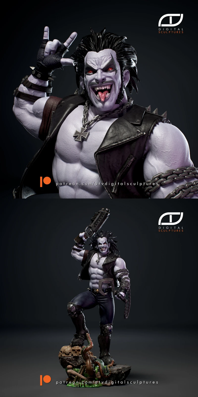 Lobo – DC Comics STL Figure for 3D Printing