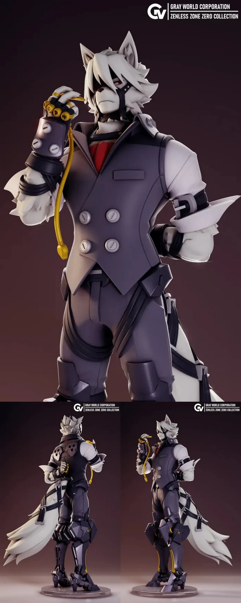 De Lycaon – Zenless Zone Zero STL Figure for 3D Printing