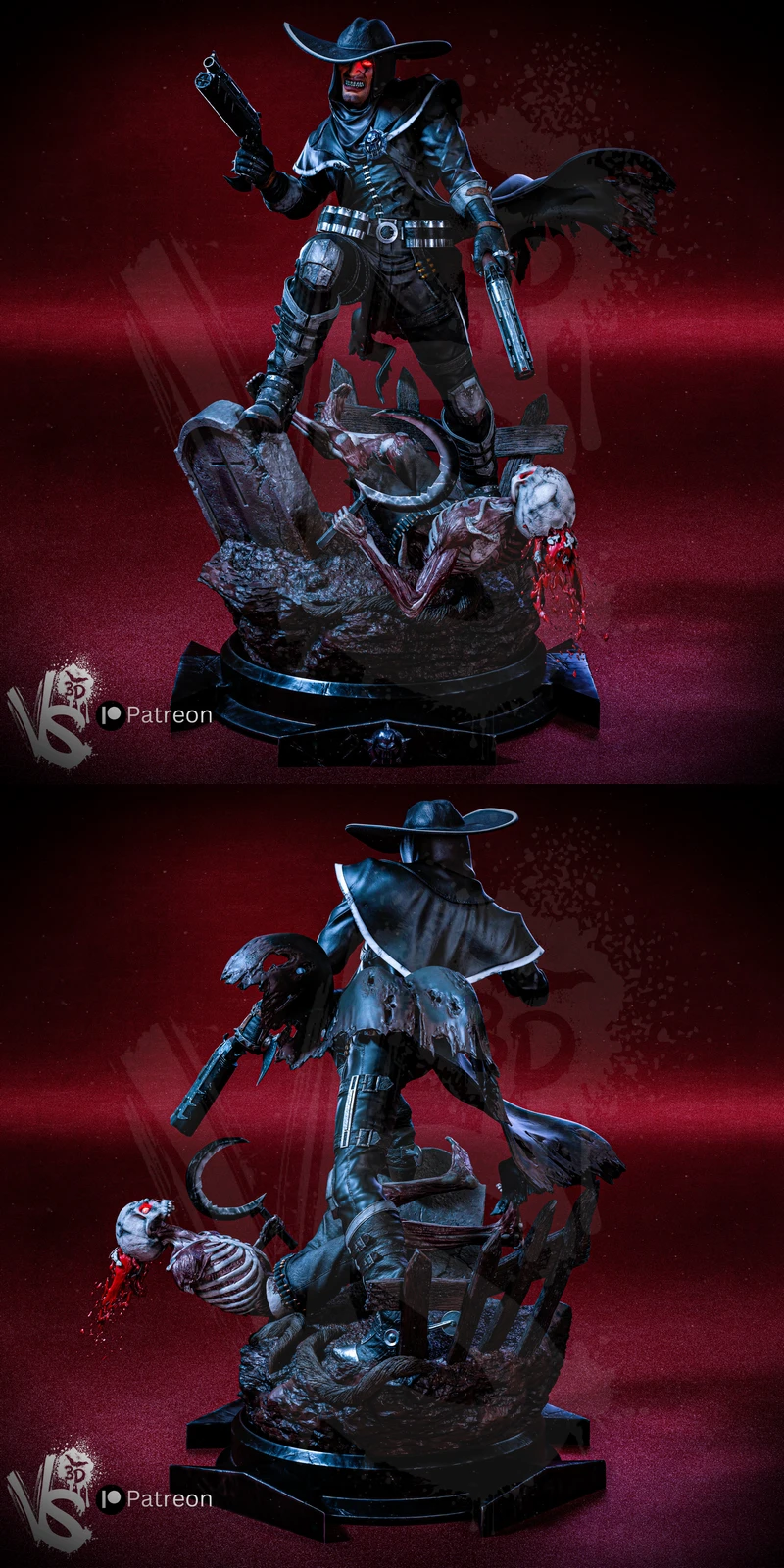 Jericho Cross – Darkwatch STL Figure for 3D Printing
