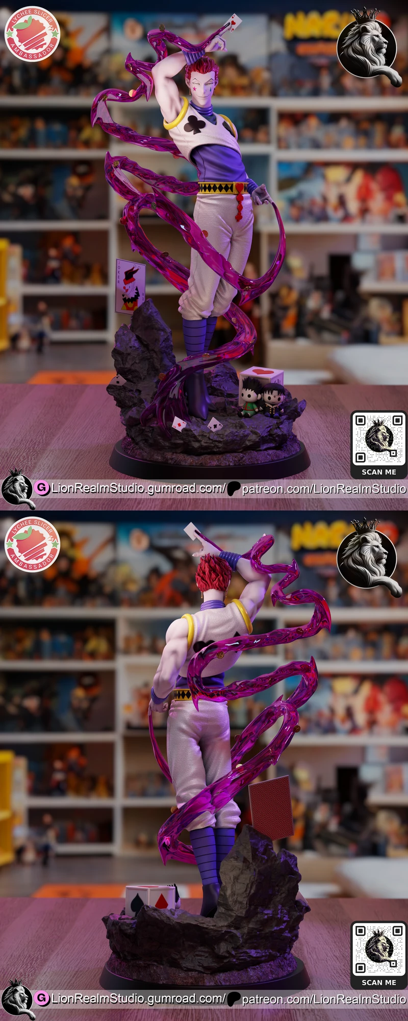 Hisoka – Hunter x Hunter STL Figure for 3D Printing