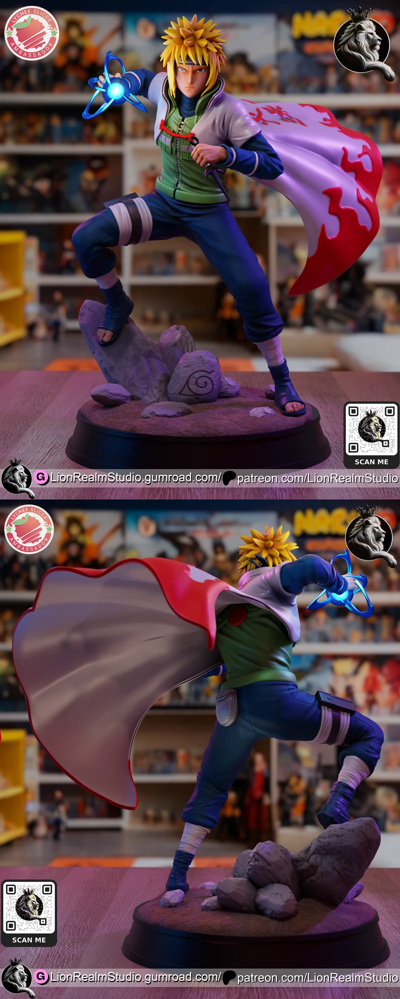 Minato Namikaze – Naruto STL Figure for 3D Printing
