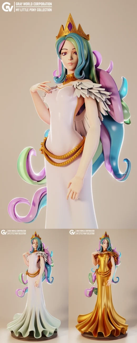 Princess Celestia – My Little Pony STL Figure for 3D Printing