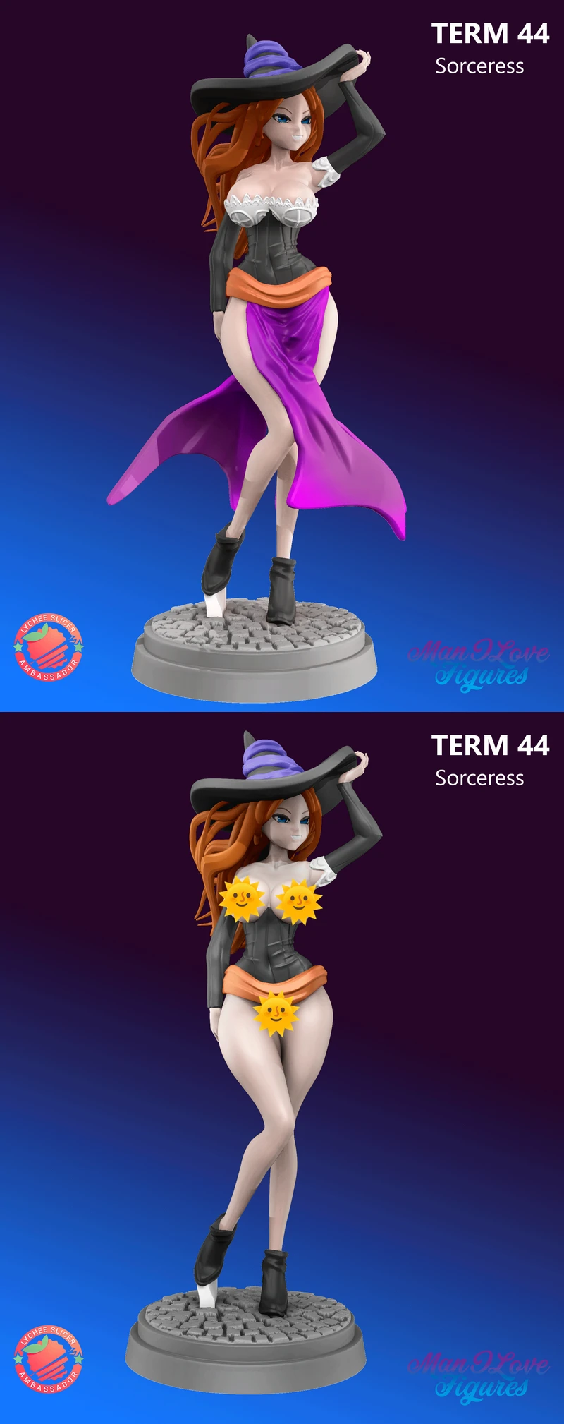 Sorceress – Dragon’s Crown STL Figure for 3D Printing