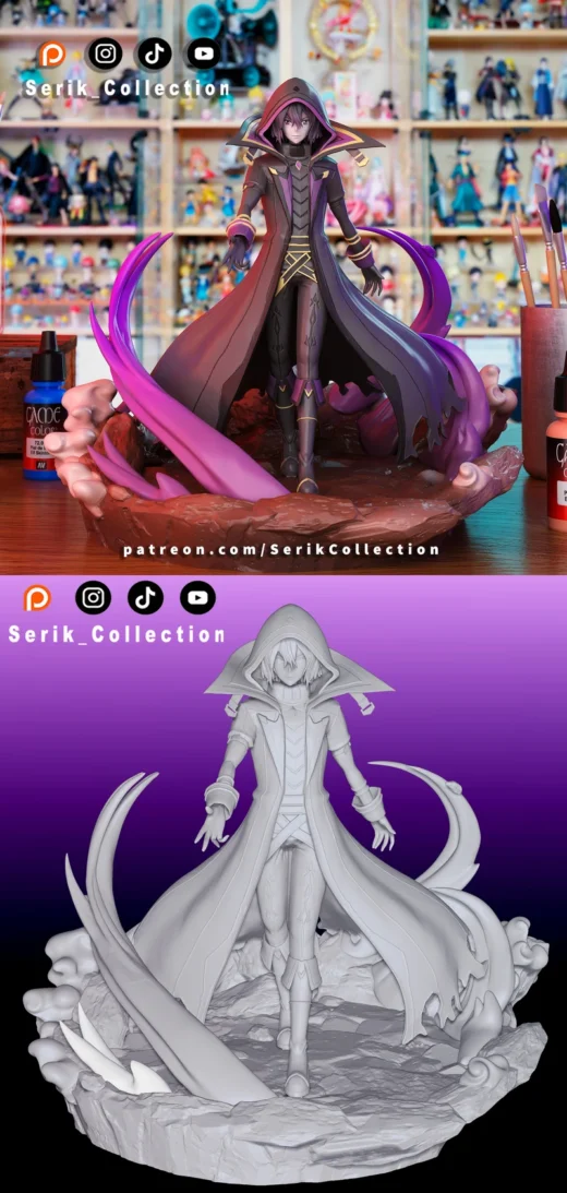 Cid Kagenou – The Eminence in Shadow STL Figure for 3D Printing