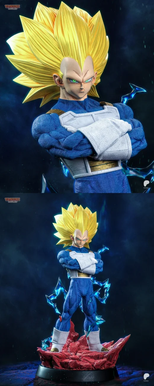 Vegeta Super Saiyan 3 – Dragon Ball STL Figure for 3D Printing