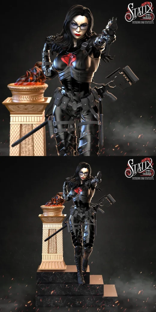 Baroness – G.I. Joe STL Figure for 3D Printing